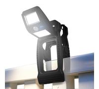 Clip on Solar Lights Outdoor | Waterproof Outdoor Lights Solar Powered | 360 Degree Rotatable Clip Lamp for Poolside Garage Garden Walkway Backyard Gate Deck Porch