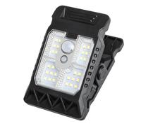 Clip on Solar Motion Lights Motion Sensor - Security Light - Security Lighting for Home Fence Patio Garden Garage Camping Gate Deck Yard Pathway Driveway