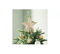 Clip On Star Tree Topper - Beige