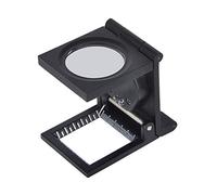 Clip On Stitch Magnifier Pick Glass Textiles 8×4×2 1Pc Led Fold Stand Fabric Cloth Magnifier Magnifing 10X Lens Watch Jeweler Tool