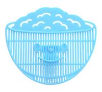 Clip On Strainer for Pots, 4x5 Inch Food Grade PP Rice in Bowl Clip On Strainer with Smiling Expression, for Washing Rice, Noodles, Fruits, and Vegetables