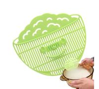 Clip On Strainer For Pots, Food Grade PP Rice In Bowl, Multifunctional Small Smile Mesh, Portable Strainer Attachment for Pot, Fors Home Dorm Rice Noodle Meat Ground Beef Vegetable Pasta Spaghetti