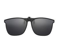 Clip on Sunglasses, Can Be Worn Over Prescription Glasses, Dark Lenses Can Effectively Block UV Rays, Polarized up Sunglasses Reduce Reflections in The Water, Shatterproof, for Outdoor Fishing