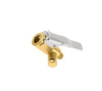 Clip On Tire Inflation Connector, Tire Air Chucks, Brass Tyre Valve Air Pump Clip, Universal Pump Thread Nozzle Adapter, Open End Vehicle Air Chuck, Tire Clamping Locking Type Inflator Adapter