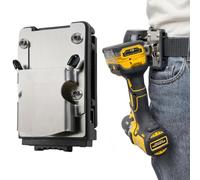 Clip-on Tool Belt Clip - Clip-on Tool Belt Holder, Tool Bag Belt 304 Stainless Steel Tool Clips for Hook Clips Tools, for Cordless Drills, Impact Wrenches, Nailers