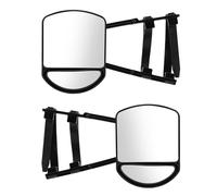 Clip On Tow Mirror 2PCS 360 Degree Rotation Towing Mirror Extension Wide Compatibility Easy Installation Enhanced Driving Safety for Cars Trucks Trailers ABS Glass