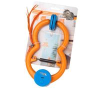 Clip on Toy for Doors and Window Frames, Spring Teaser for Indoor Cats, 24cm Mounted Play Toy for Batting and Home Enrichment Use Clip on Door Mounted Teaser Spring Indoor Play Enrichment Door