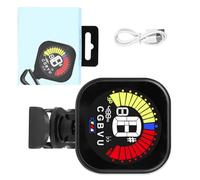 Clip-On Tuner With Clear LCD Screen 360 Rotation For Electric Guitar Bass Violin Banjo Clip On For Guitar Violin Ukulele