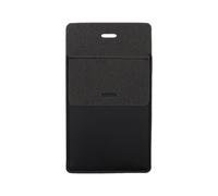 Clip-on Uniform Pocket Pen Organizer for Doctors and Nurses, Flat PU Leather Pouch for Pens and Work Tools Clip on Pocket Pen Holder Nurse Pouch Doctor Organizer Uniform Bag Charting Rounds Carry
