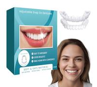 Clip on Veneers | Clip in Veneers Teeth | Adjustable Snap-On Dentures Top & Bottom, Instant Smile Makeover for Gaps/Misalignment, All-Day Comfort(1)
