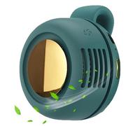 Clip On Waist & Neck Fan, Small Clip Fan, Portable Silent Mini Bladeless Fans, USB Wearable Waist Fans, Rechargeable 360° Rotatable With 3 Speeds For Camping, Studying, Hiking, Working, Riding