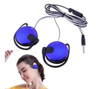 Clip On Wired Earbuds | 3.5mm Supra-Ear Headphones | Clip On Sports Earbuds, Comfortable In-Ear Earphones, Cell Phone Accessories For Running, Training