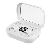 Clip On Wireless Earphones - Duals Mode In Ear Headphones, Stable Signal Performance, Compact Charging Case, Modern Tech Style | Sport Audio Accessories for Fitness Training, Office Calls, Gym Session