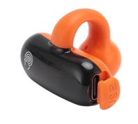 Clip On Wireless Earphones, Ultra Long Standby Time Wireless Sport Earbuds Bone Conduction for Walking (Orange)