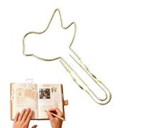 Clip Pen Holder - 20 Pieces Portable Metal Bookmark - Paper Clip Pen Holder | For College Home School Work Organization Supplies Notebook Planner
