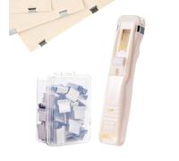 Clip Stapler | Space Saving Clipboard Dispenser | Office Clips - for Office, School, Home, Study and Document Organization