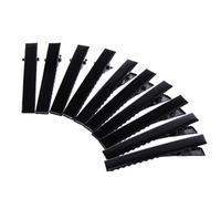 Clip Straight Duck Beak Clip Manual Hair Decoration Material Square Clip Hairpin for Headdress Hair C 10pcs