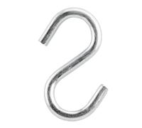 Clip Strip 100 Pack S Hooks, 1" Stainless Steel S Hooks for Hanging Plants, Kitchen Utensils, Clothes, Jewelry, Keys, DIY Crafts, Signs and Displays in Retail Stores, SH-100