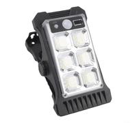 Clip Style Solar Lamp Featuring Motion Activation, for Illuminating Narrow Paths Balconies and Other External Living Spaces (19A Solar)