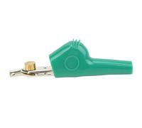 Clip Telecom Electrical Test Clamps Stripping with Needle 25mm Opening J60043 for Car Battery Charger Jump Start Cable and Electronic Instruments (Green)