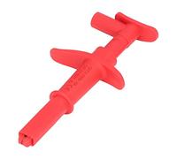 Clip Test Hook for Multimeter, Wireless Testing Hook with High Conductivity, Durable Multimeter Accessories for Cable Repair and Power Testing (Red)