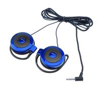 Clip Type Earphones Wired - 3.5mm S-520 Ear Hook headphones | Ear Clip Headphones for Running Jogging Yoga Hiking, Lightweight 1. Cable Headset for Mobile Phones MP4 Tablets Black