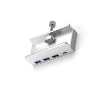 Clip Type USB3.0 HUBs Alloy External Multiple 4 Port USB Splitter Adapter Card Slot HUBs Expansion Docking Station USB Dock Adapter