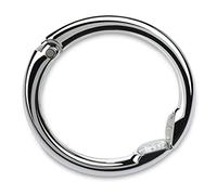 Clipa Bag Hanger, Polished Silver|The Ring that Opens into a Handbag Hook
