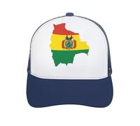 Clipart Bolivia Flag Map Novelty Baseball Caps for Men Women Funny Hollow Hats Adjustable Hip Hop Hat