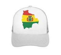 Clipart Bolivia Flag Map Novelty Baseball Caps for Men Women Funny Hollow Hats Adjustable Hip Hop Hat