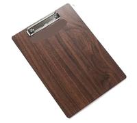Clipboard 215x310mm Wooden Writing Pad Clipboard Menu Paper Holder Clip Board File Document(1)