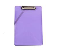 Clipboard 2pcs A4/A5 Clipboard Folder Writing Pad Holder Memo Clip Board Loose-Leaf Notebook File Clamps Office Supplies(A4 Purple)