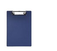 Clipboard 2pcs A4/A5 Clipboard Folder Writing Pad Holder Memo Clip Board Loose-Leaf Notebook File Clamps Office Supplies(A5 Dark Blue)