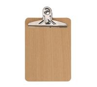 Clipboard 3PC Clipboard Stationery Storage Wooden Note Pads Filing Clip Folder Board Clipboards Writing Sheet Pad(A5)