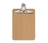 Clipboard 3PCS Wooden Writing Sheet Pad Multi-Function Wood Clip Note Board Storage Folders Hanging Office Supply(A5)