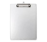 Clipboard 4PCS Clipboard Portable Aluminum Alloy Writing Clip Board Antislip File Hardboard Paper(A4)