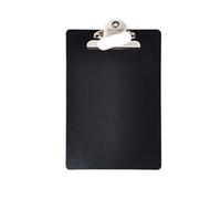 Clipboard A4 A5 Plastic Black Clipboard Folder Paper Ticket Bills Document File Clip Wordpad Office School Writing Drawing Pad Clamp Board(A5 Vertical 15x22cm)