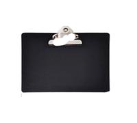 Clipboard A4 A5 Plastic Black Clipboard Folder Paper Ticket Bills Document File Clip Wordpad Office School Writing Drawing Pad Clamp Board(A5 Horizon 15x22cm)