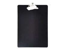 Clipboard A4 A5 Plastic Black Clipboard Folder Paper Ticket Bills Document File Clip Wordpad Office School Writing Drawing Pad Clamp Board(A4 Vertical 22x31cm)