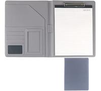 clipboard a4 Executive File Legal Document Organizer for Men Women(Light Grey)