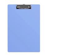 Clipboard A4 Folder Manager Simple Plastic Clipboard A4 Business School Folders for Learning Stationery Office Supplies(Blue)