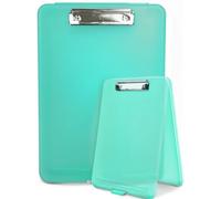 Clipboard A4 Multifunction Storage Box & File Board 2 for 1, Clipboard Case, Suitable for School, Utility, Office, Medical Personnel(Green)