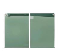 Clipboard A4 Multifunctional File Clipboard Flip Folder Document Holder Desk Organizer Meeting Writing Pad Office Stationery Supply(Green)