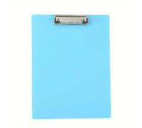 Clipboard A5 Clipboard Folder Writing Pad Holder Memo Clip Board File Clamps Cute Stationery Office Supplies(Clear Blue)