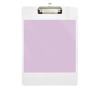 Clipboard Acrylic Thistle Cute Clip Board Cute Decorative Letter Size Clipboard for Women Men Teachers Nurses, Low Profile Silver Clip Retractable Hanging Tab, 12.5" x 9" 12.5 x 9 Inches