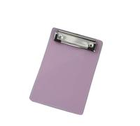 Clipboard Clipboard Simple A6 Bill Memo Pad Clip Board Loose-Leaf Notebook File Writing Clamps Paper Holder Office for Office use(Pink)