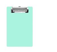 Clipboard Clipboard with Low Profile Gold Clip Mini A6 File Folder Document Writing Tablet Board Clamp Sheet Pad for Office use(Green)