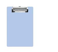Clipboard Clipboard with Low Profile Gold Clip Mini A6 File Folder Document Writing Tablet Board Clamp Sheet Pad for Office use(Blue)