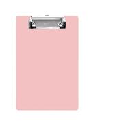 Clipboard Clipboard with Low Profile Gold Clip Mini A6 File Folder Document Writing Tablet Board Clamp Sheet Pad for Office use(Pink)