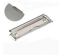 Clipboard Clips, 4PCS Hanging Hole Clip Mountable Metal Board Clip for Clipboard and Wall（Silver）